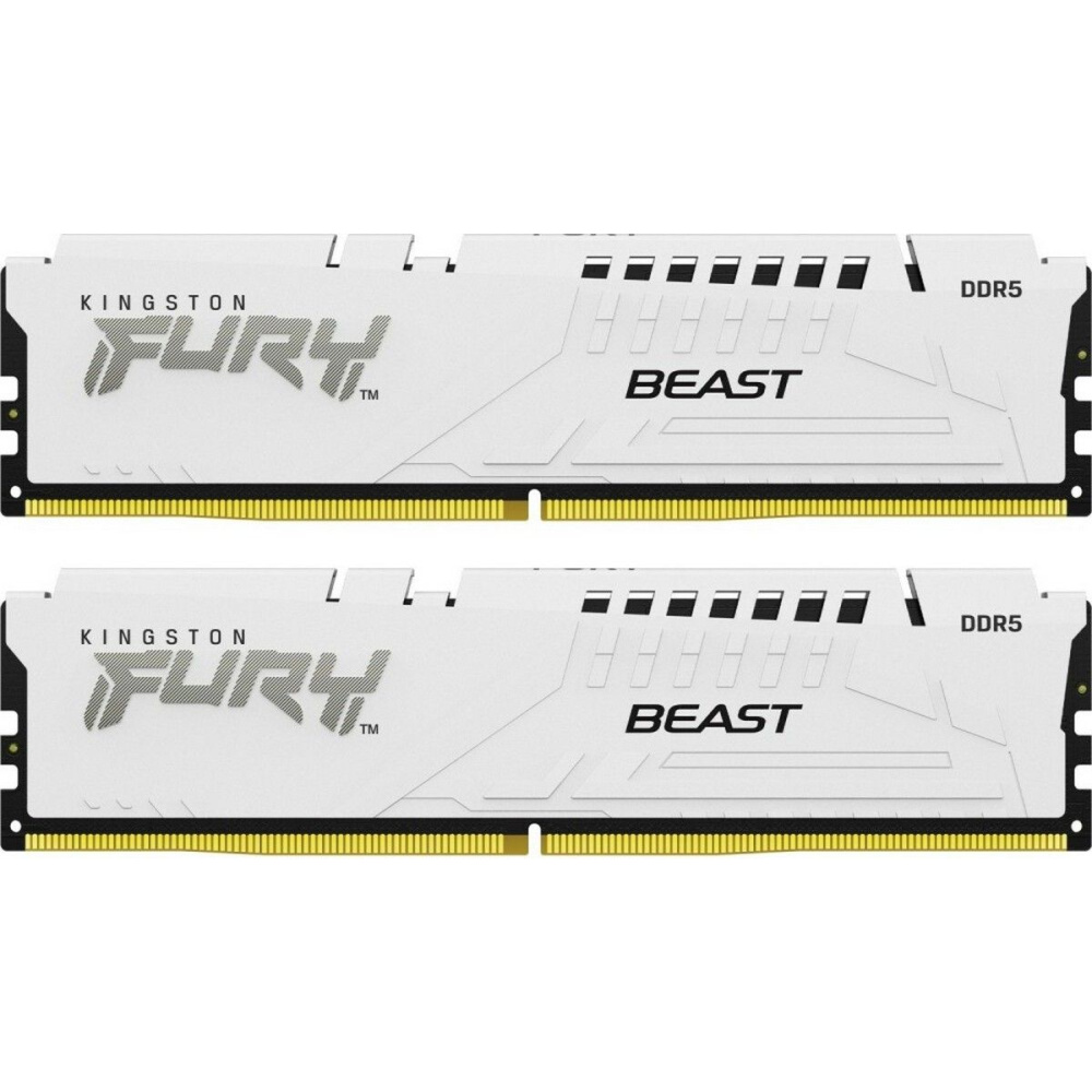 Оперативная память 32 Gb 6400 MHz Kingston FURY Beast White (KF564C32BWEK2-32)