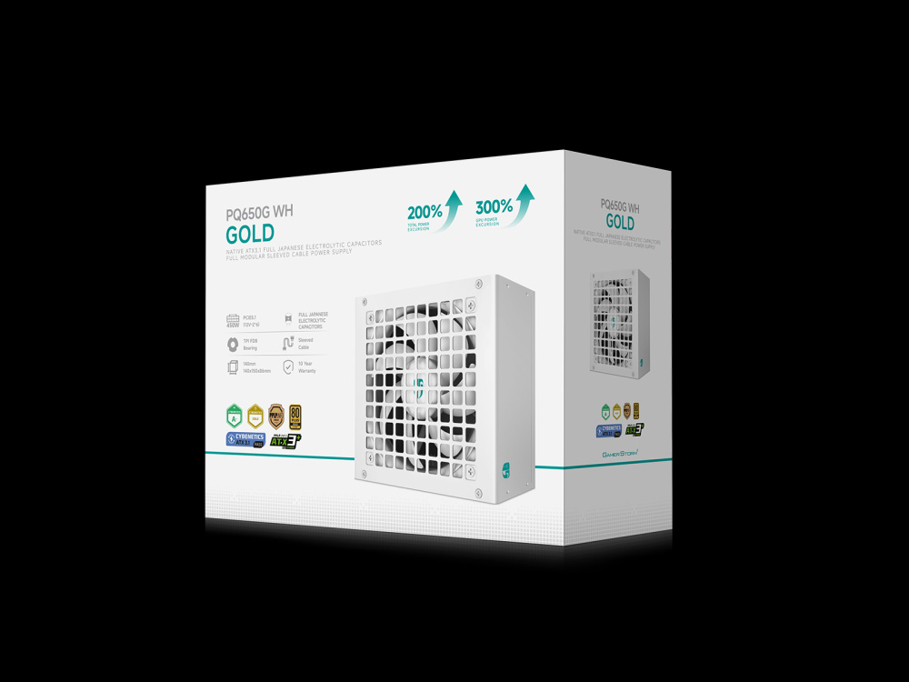 Блок питания Deepcool 650W GAMERSTORM PQ650G White (R-PQ650G-FD0W-WGEU-V1) 16 Pin PCIe 5.0
