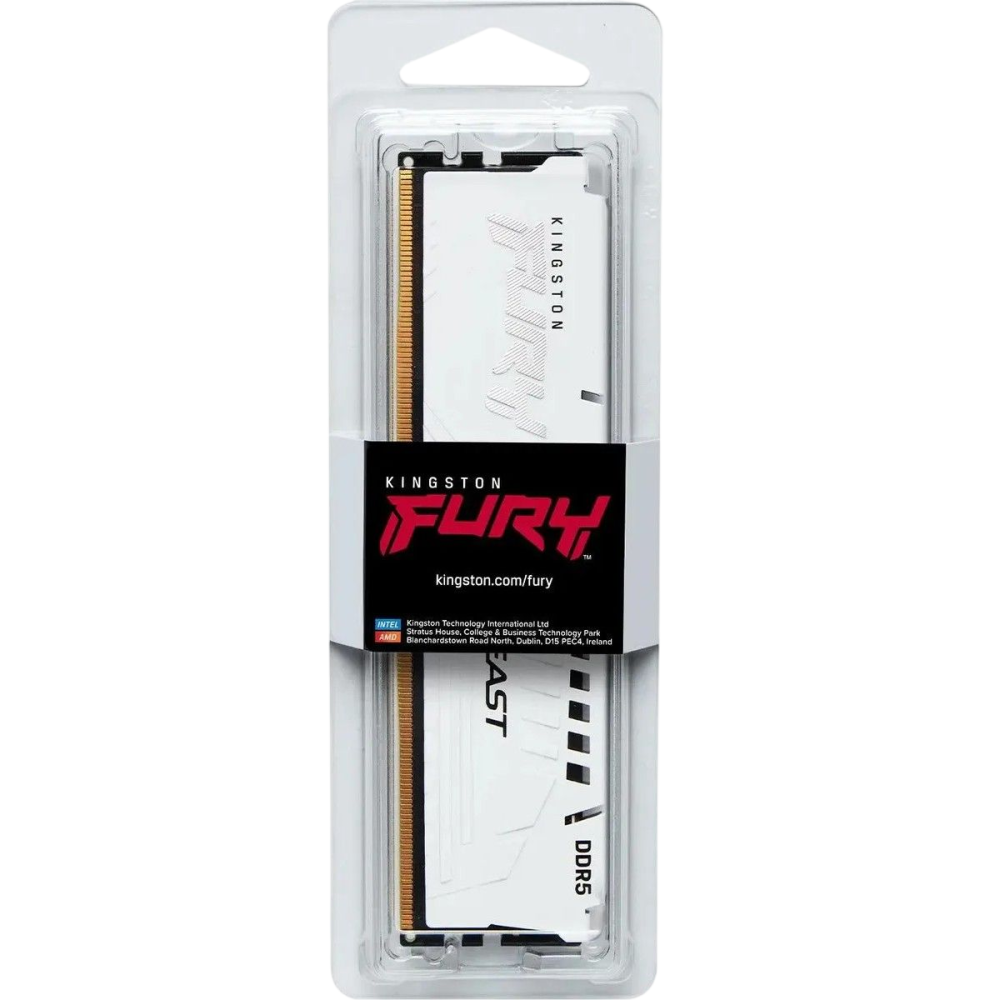 Оперативная память 16 Gb 5600 MHz Kingston FURY Beast White (KF556C40BW-16)