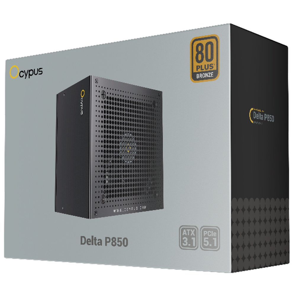 Блок питания Ocypus 850W Delta P850 (Delta-P850-B1FDBK024X-EU) 16 Pin (PCIe 5.0 Connector Cable Details)