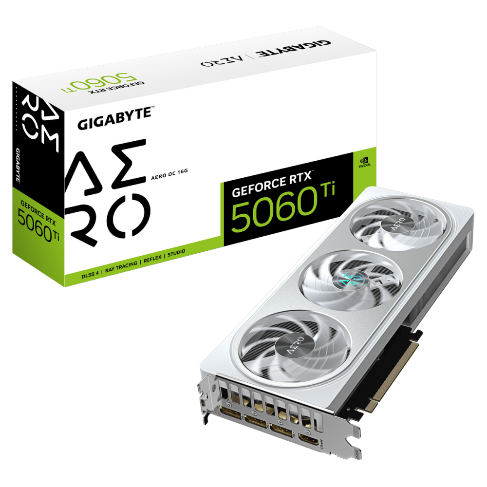 Видеокарта Gigabyte (GV-N506TAERO OC-16GD) GeForce RTX 5060 Ti 16GB AERO OC