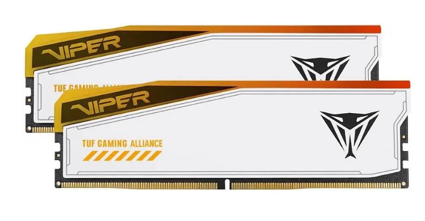 Оперативная память 32 Gb 6000 MHz PATRIOT VIPER ELITE 5 TUF GAMING RGB White (PVER532G60C36KT)
