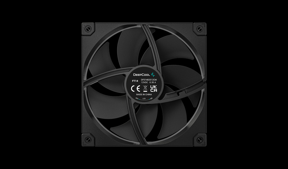 Комплект вентиляторов для корпуса Deepcool FT14 Black