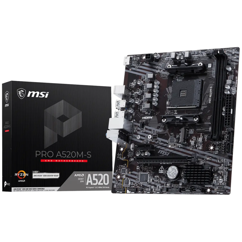 Материнская плата MSI PRO A520M-S