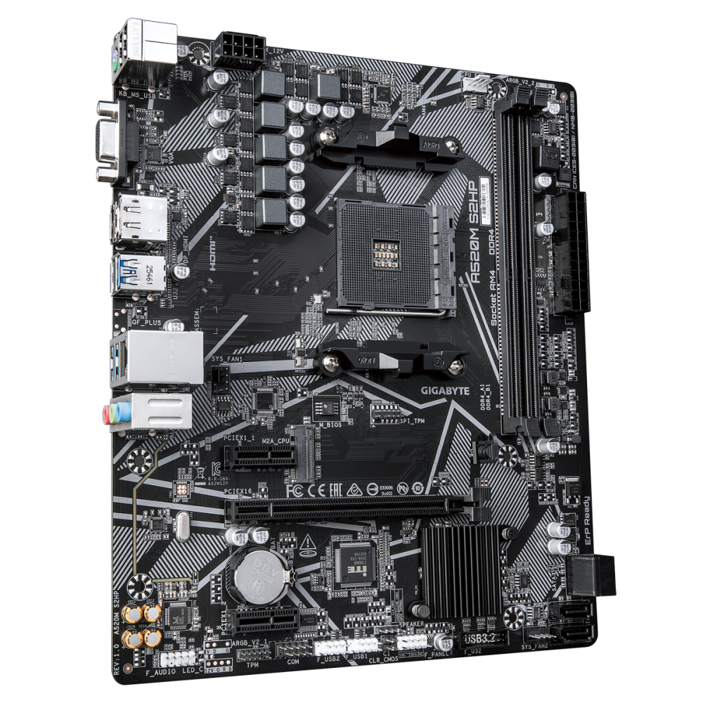 Материнская плата Gigabyte A520M S2HP