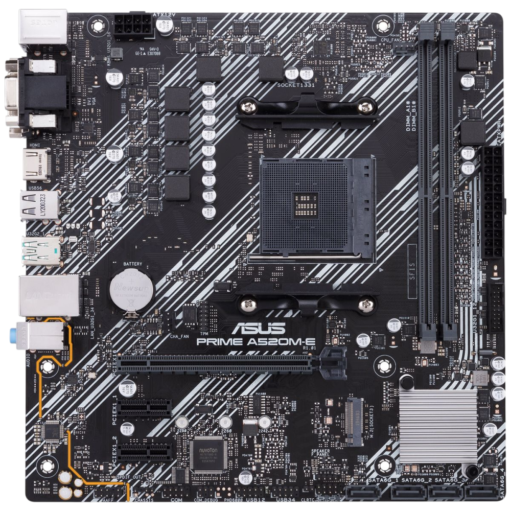 Материнская плата ASUS PRIME A520M-E/CSM (90MB1510-M0EAYC)