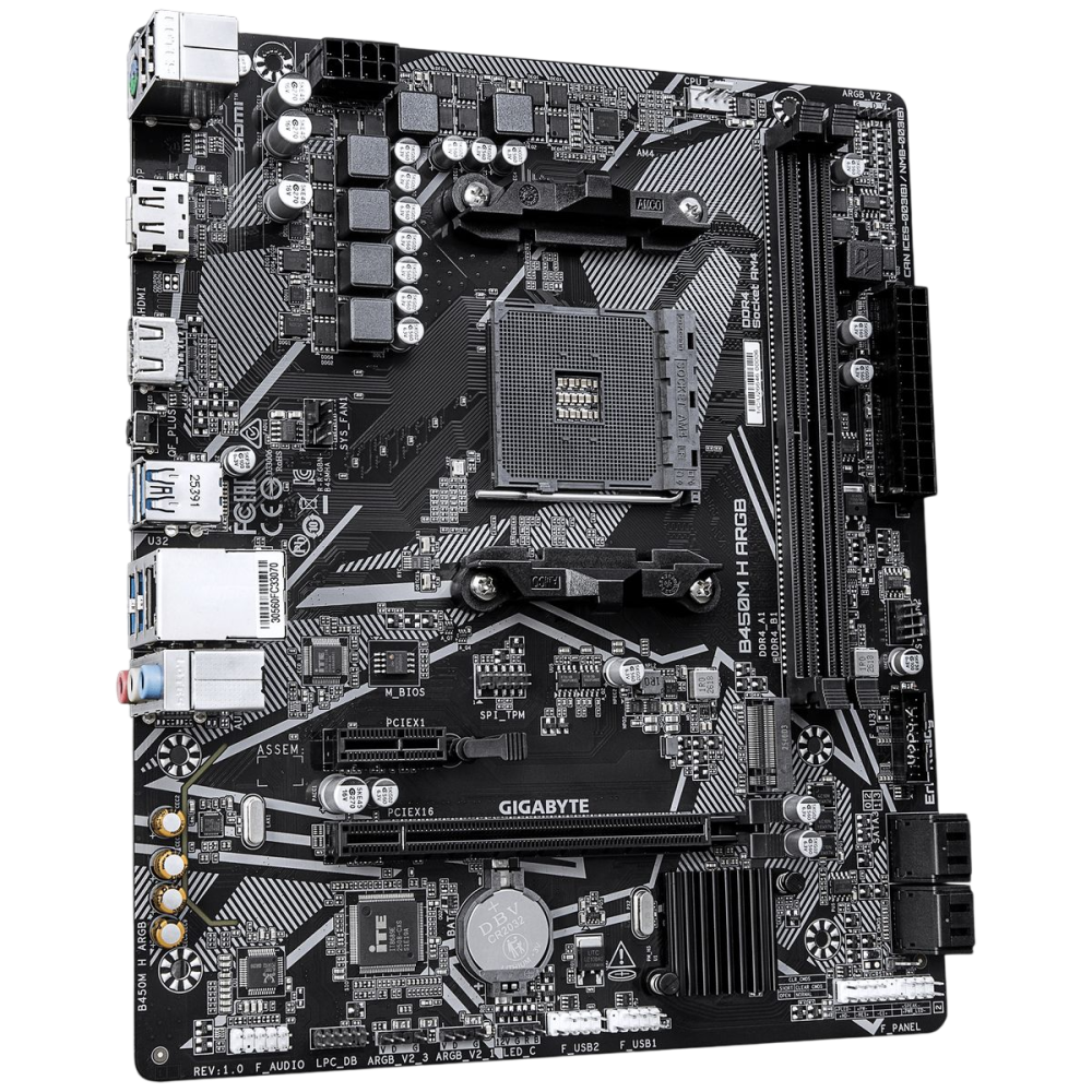 Материнская плата Gigabyte B450M H ARGB