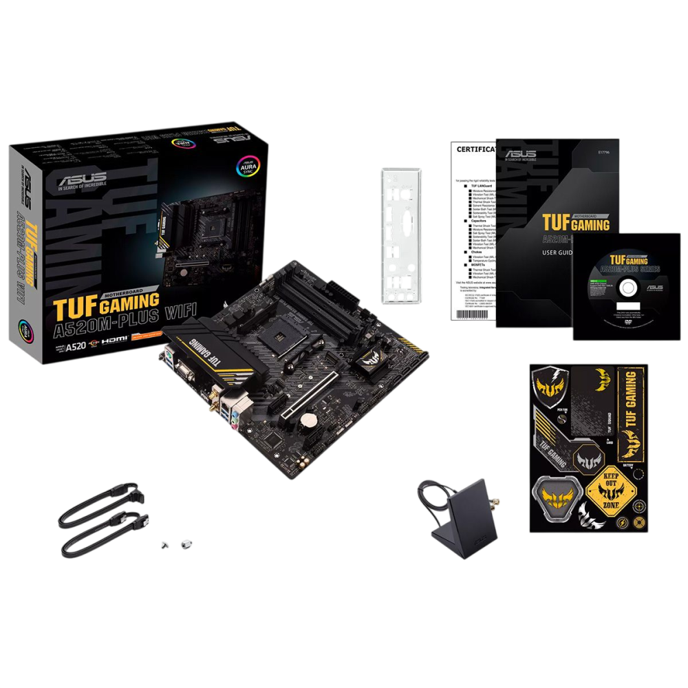 Материнская плата ASUS TUF GAMING A520M-PLUS WIFI (90MB17F0-M0EAY0)
