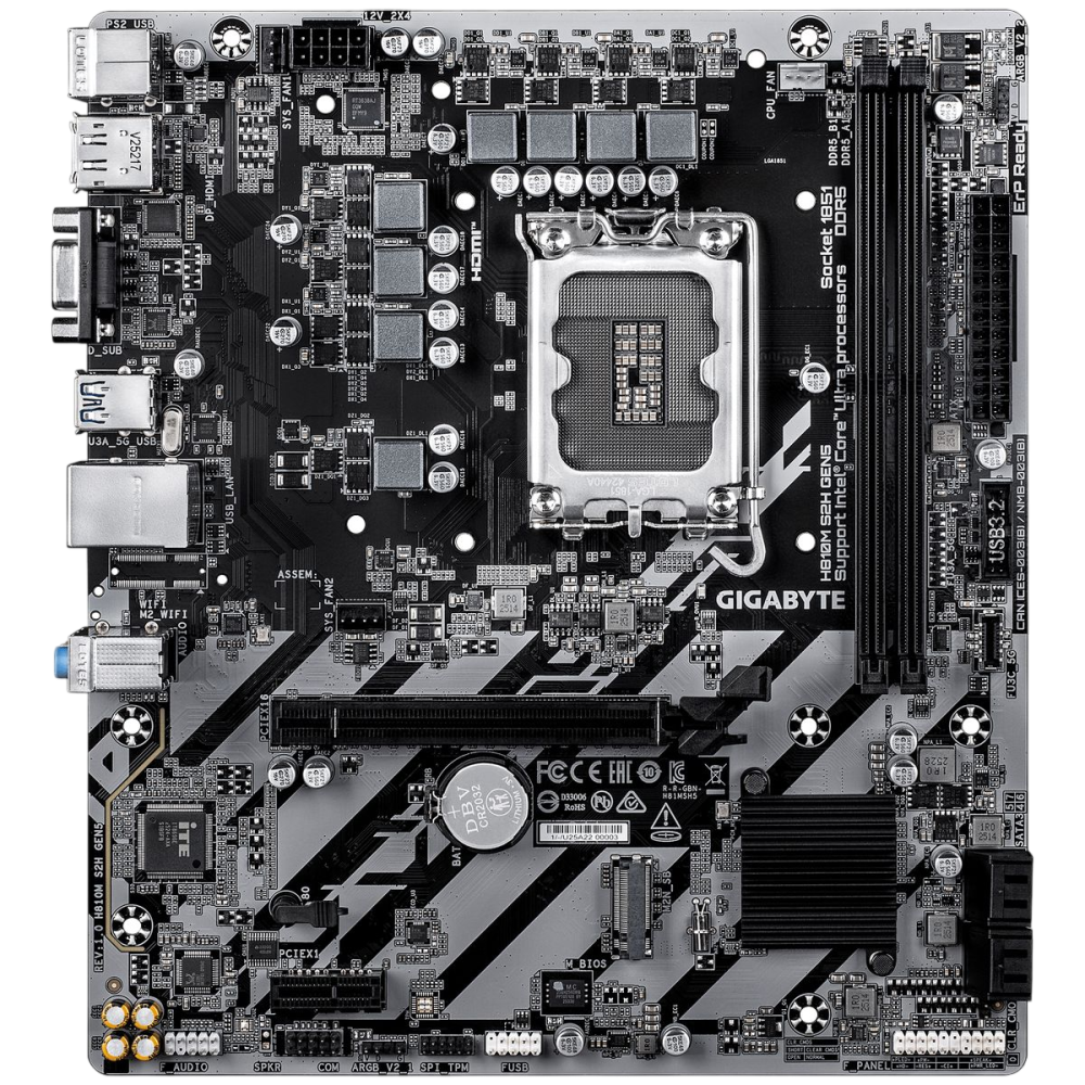 Материнская плата Gigabyte H810M S2H GEN5