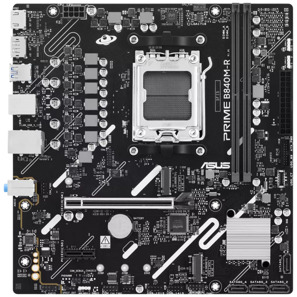 Материнская плата ASUS PRIME B840M-R (90MB1PT0-M0EAY0)