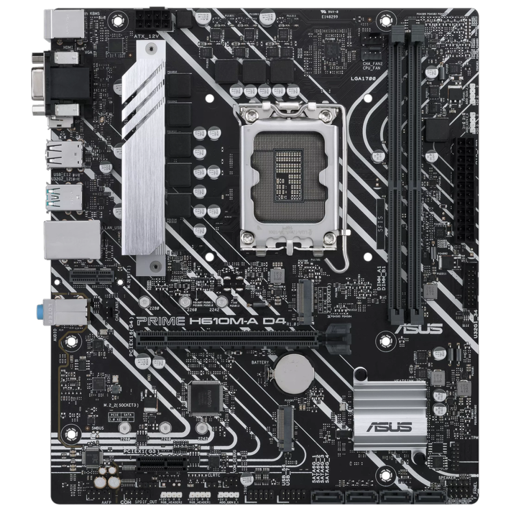 Материнская плата ASUS PRIME H610M-A D4-CSM (90MB19P0-M0EAYC)
