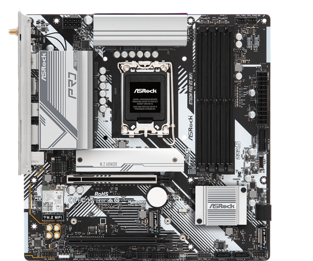 Материнская плата ASRock B760M PRO RS WIFI