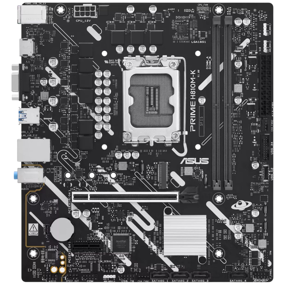 Материнская плата ASUS PRIME H810M-K (90MB1N10-M0EAY0)