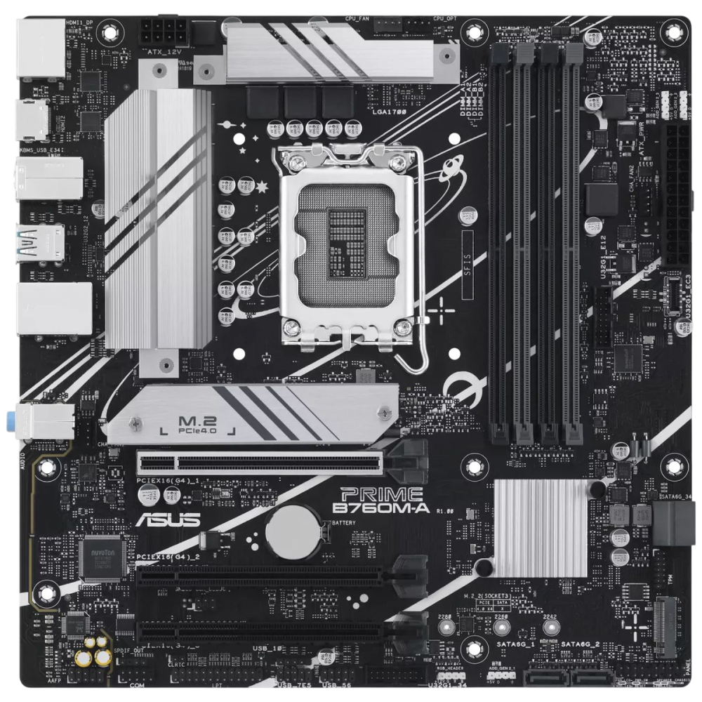 Материнская плата ASUS PRIME B760M-A-CSM (90MB1EK0-M1EAYC)