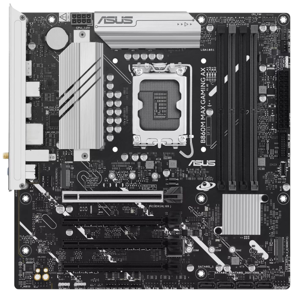 Материнская плата ASUS B860M MAX GAMING AX (90MB1JZ0-M0EAY0)