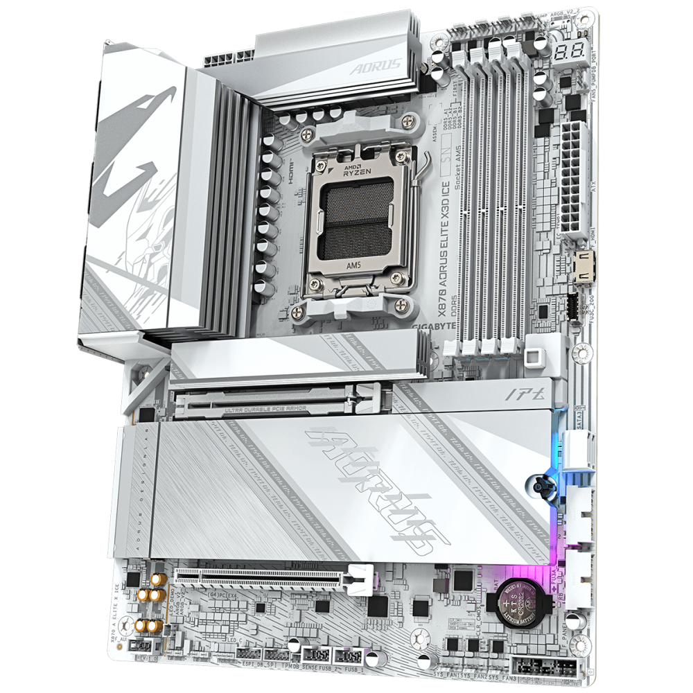 Материнская плата Gigabyte X870 AORUS ELITE X3D ICE
