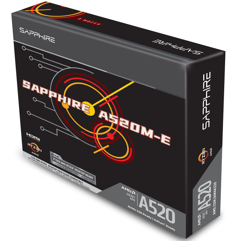 Материнская плата Sapphire A520M-E (52119-04-40G)