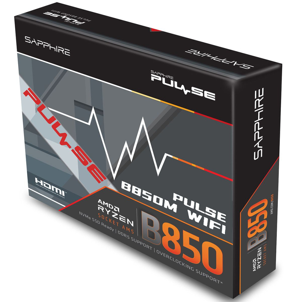 Материнская плата Sapphire B850M PULSE WIFI (52123-04-40G)