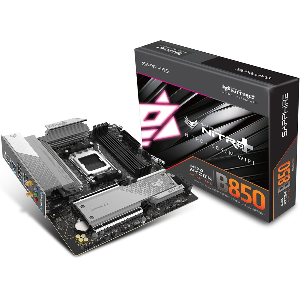 Материнская плата Sapphire B850M NITRO+ WIFI (52123-01-40G)