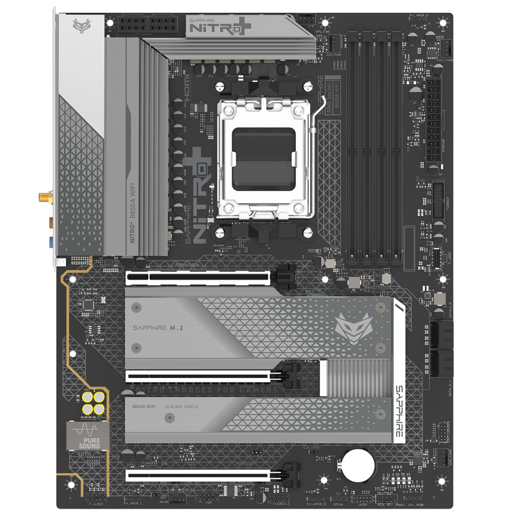 Материнская плата Sapphire B850A NITRO+ WIFI7 (52123-03-40G)