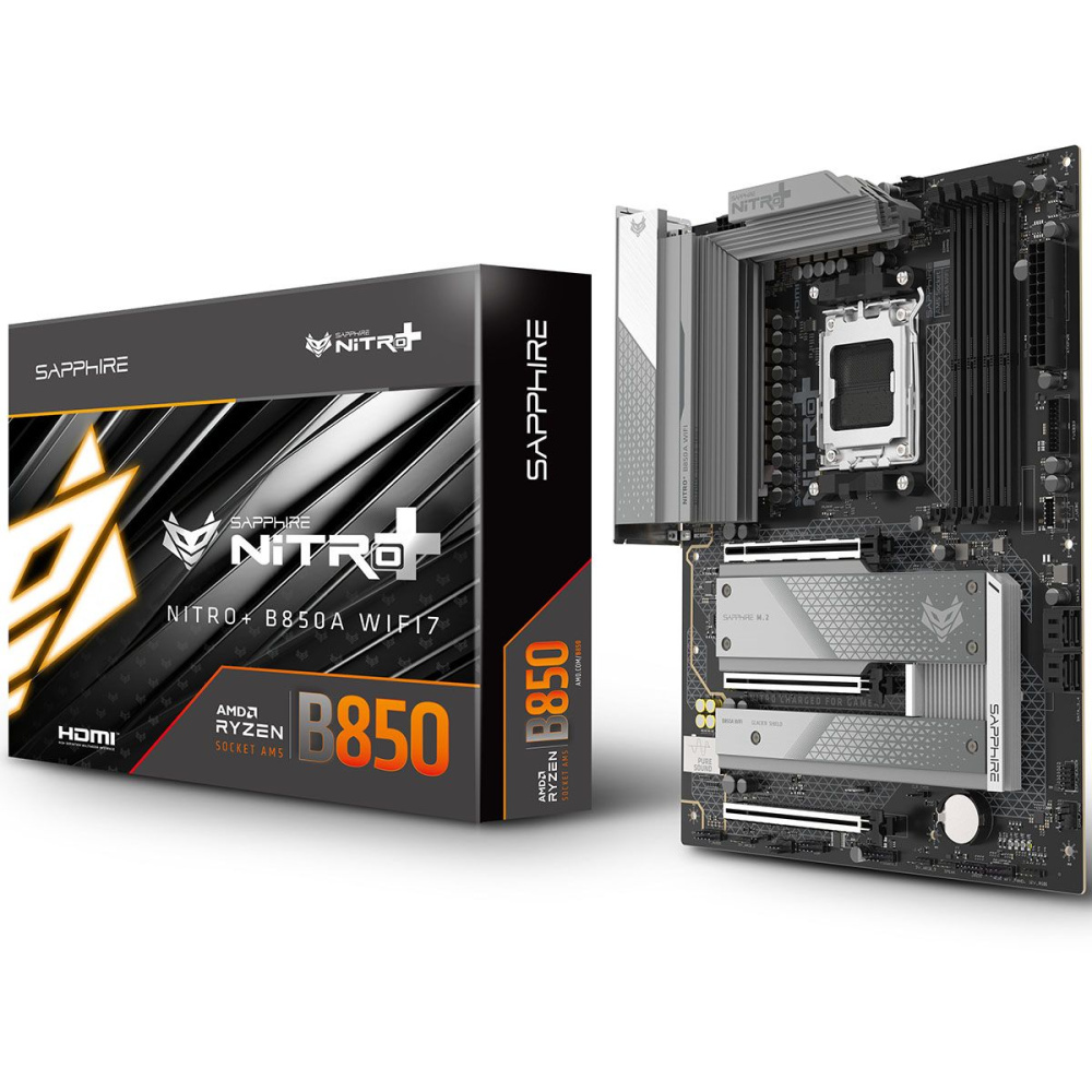 Материнская плата Sapphire B850A NITRO+ WIFI7 (52123-03-40G)