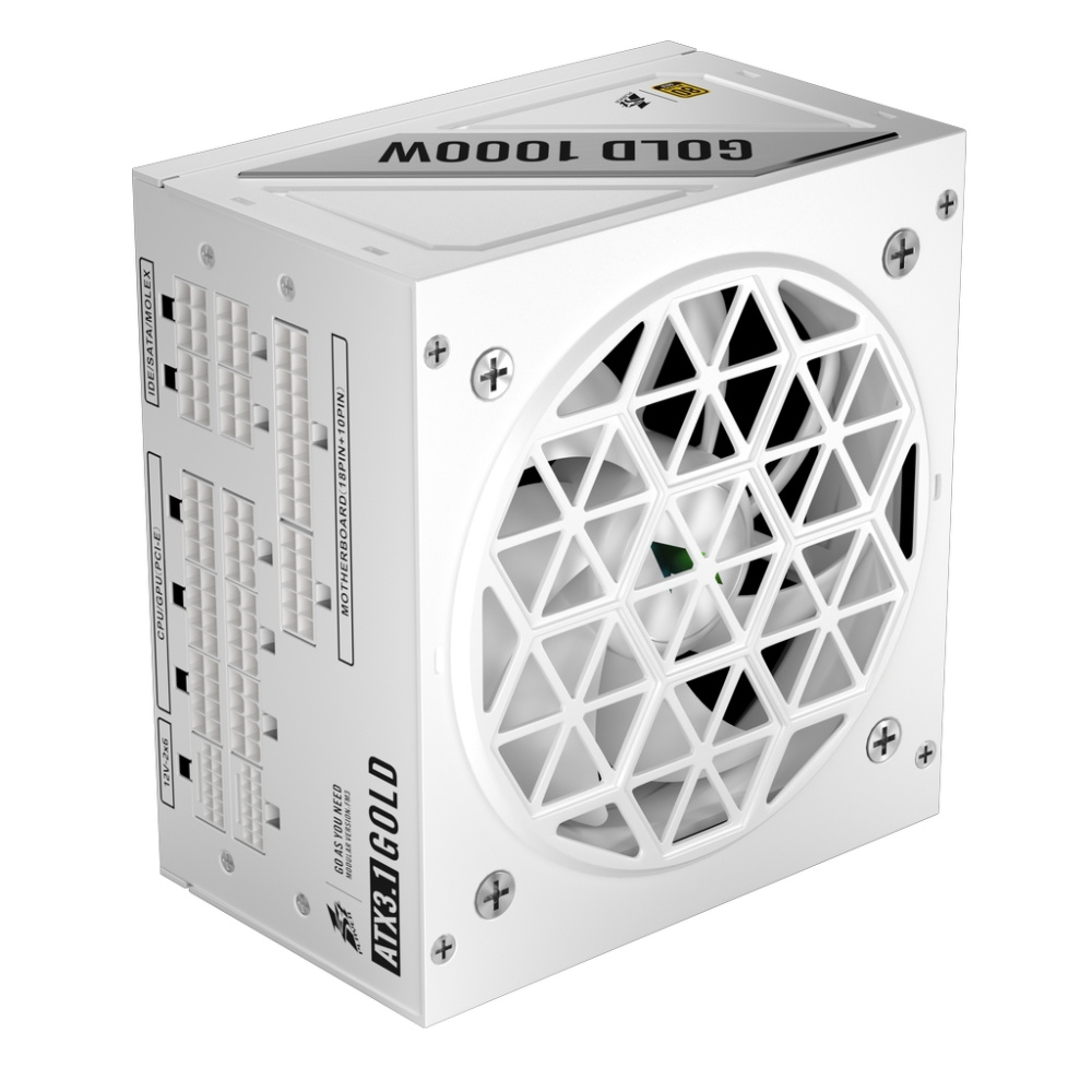 Блок питания 1STPLAYER 1000W NGDP Gold White (HA-1000BA4-WH)