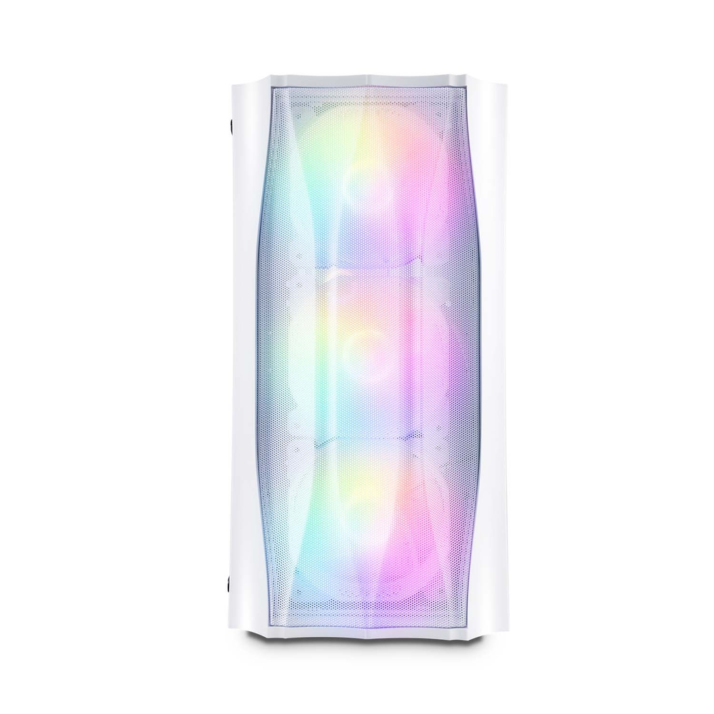Компьютерный корпус 1STPLAYER FIREBASE X3-M TG LED White (X3-M-WH-4F1-W)