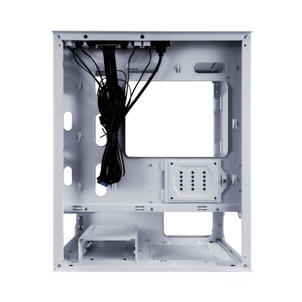 Компьютерный корпус 1STPLAYER TRILOBITE T3-G TG LED White (T3-G-WH-4F1-W)