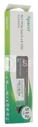 Твердотельный накопитель Apacer 512 Gb M.2 (AP512GAS2280P4U-1)