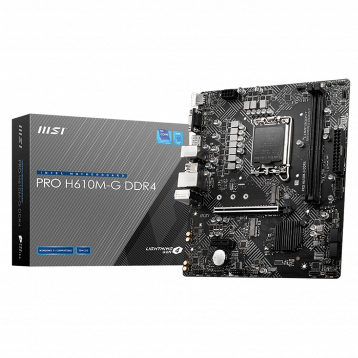 Материнская плата MSI PRO H610M-G DDR4