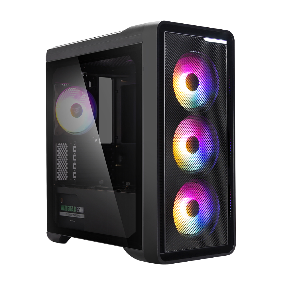 Компьютерный корпус Zalman M3 Plus RGB TG Black