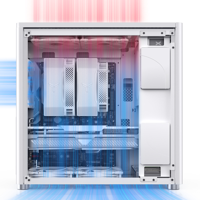 Компьютерный корпус JONSBO D40 TG White