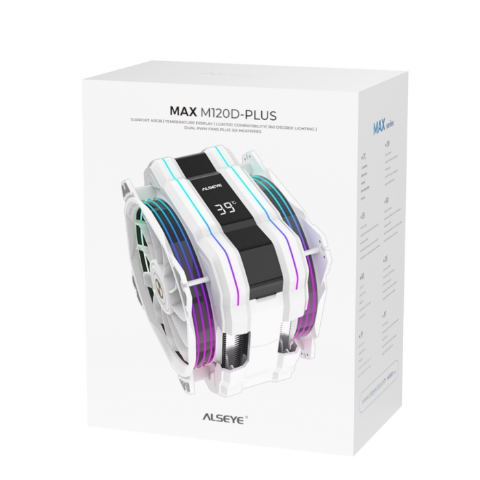 Кулер для процессора ALSEYE M120D-W-Plus
