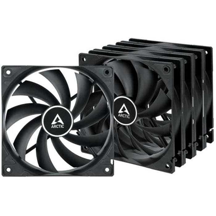 Комплект вентиляторов для корпуса Arctic Cooling F12 Value pack Black (ACFAN00248A)