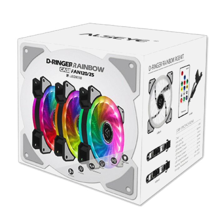 Вентилятор для корпуса ALSEYE CRLS-300DS ARGB PWM
