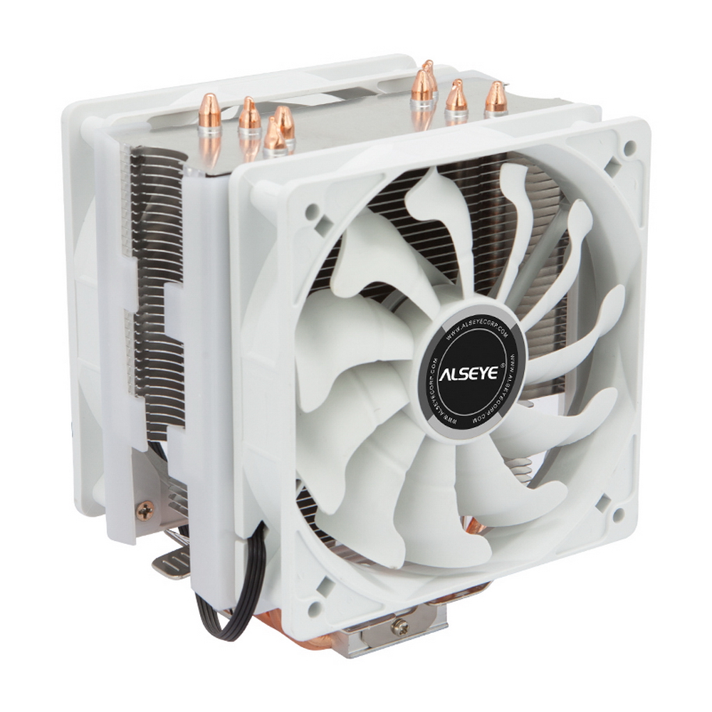 Кулер для процессора ALSEYE Universal White S120D-W PWM