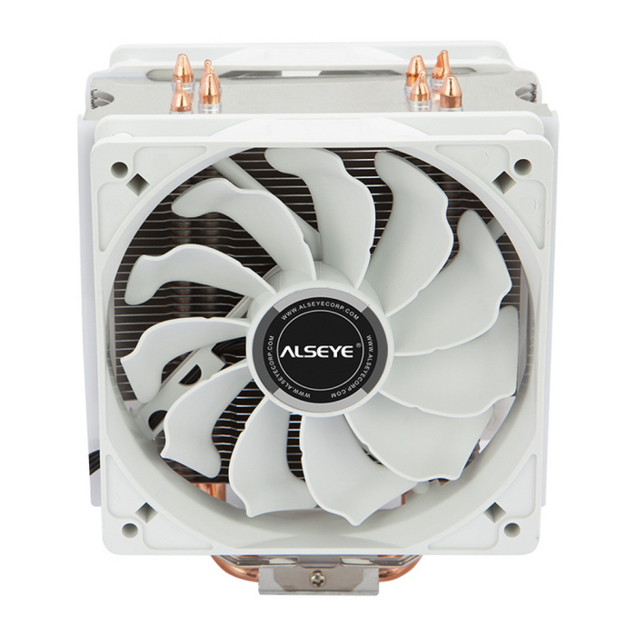 Кулер для процессора ALSEYE Universal White S120D-W PWM