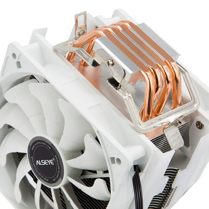 Кулер для процессора ALSEYE Universal White S120D-W PWM