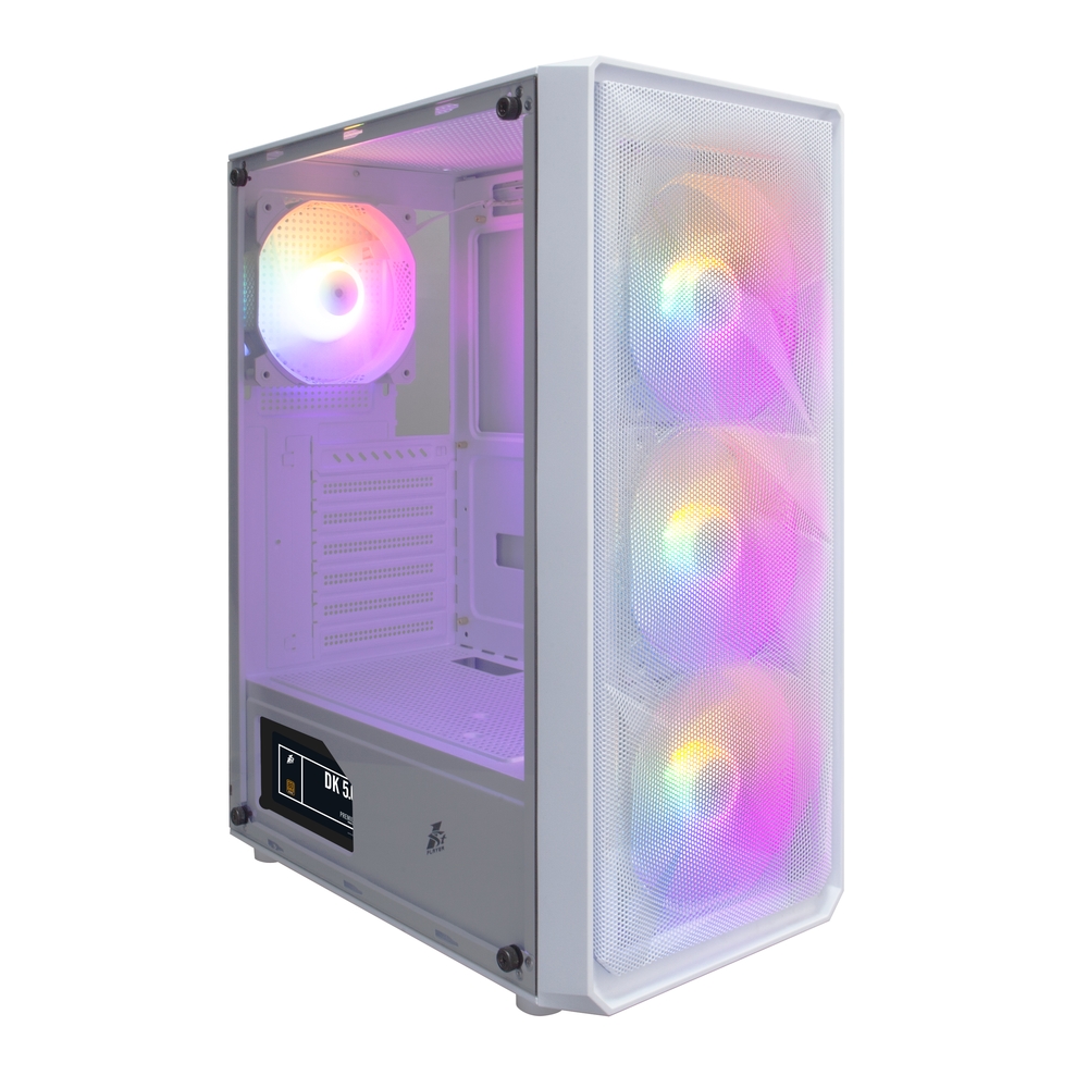 Компьютерный корпус 1STPLAYER FD3 FRGB White (FD3-WH-4F1-W)