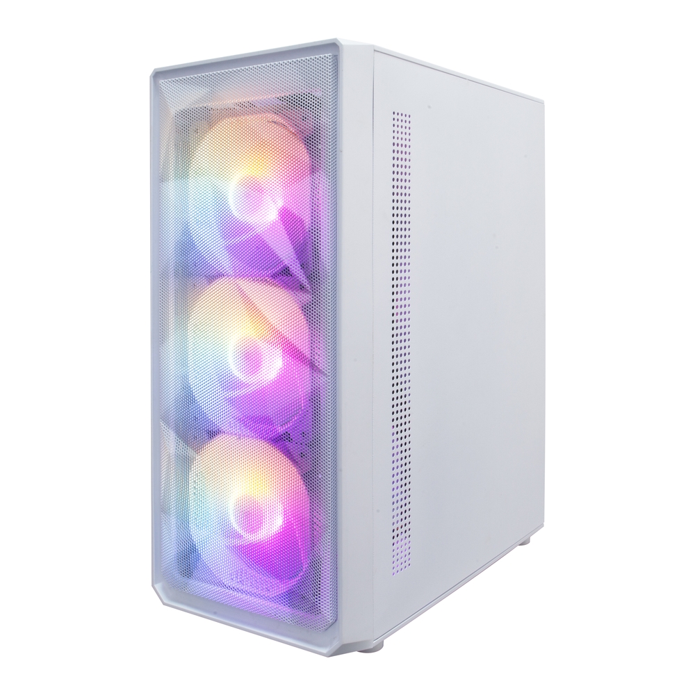 Компьютерный корпус 1STPLAYER FD3 FRGB White (FD3-WH-4F1-W)