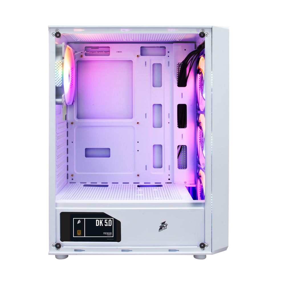 Компьютерный корпус 1STPLAYER FD3 FRGB White (FD3-WH-4F1-W)