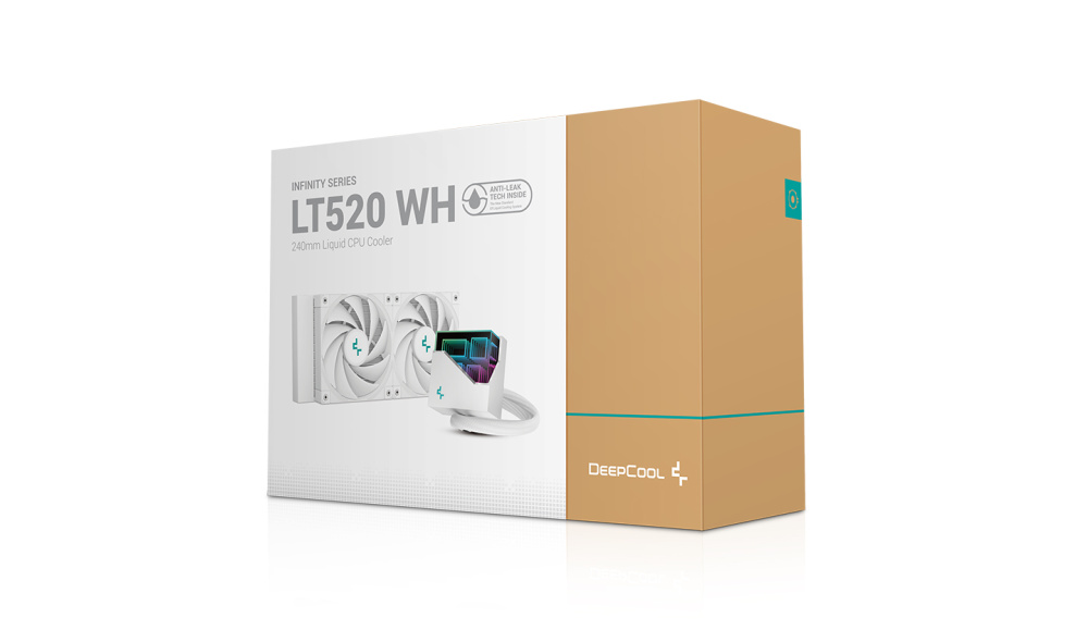 Система жидкостного охлаждения для процессора Deepcool LT520 WH ARGB PWM R-LT520-WHAMNF-G-1