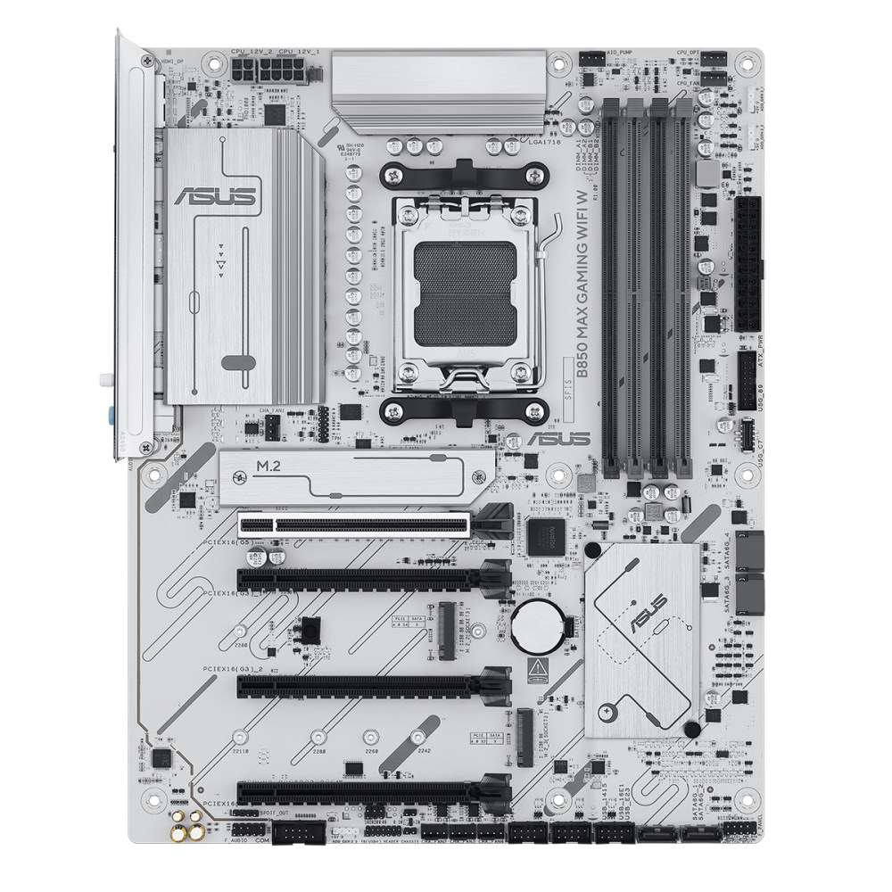 Материнская плата ASUS B850 MAX GAMING WIFI White (90MB1M10-M0EAY0)