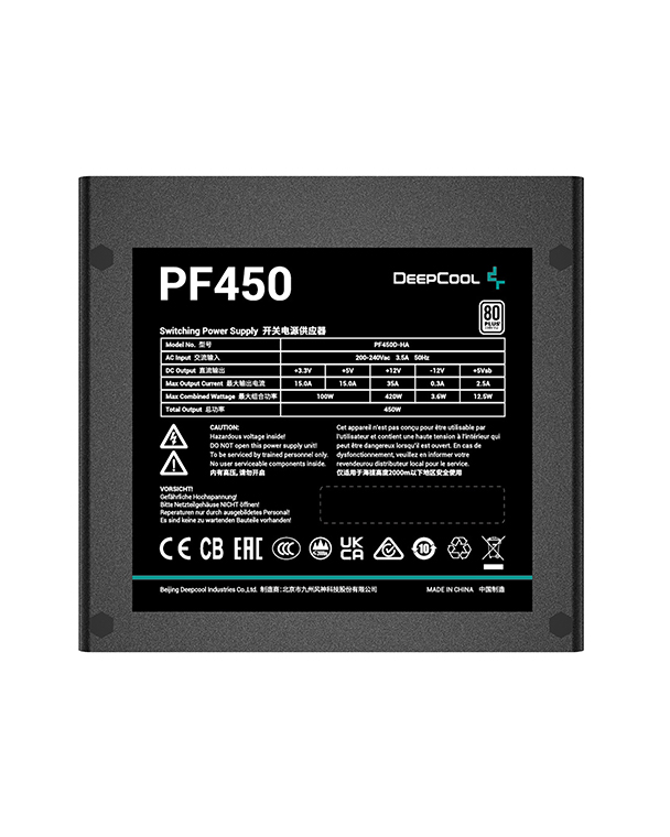 Блок питания Deepcool 450W PF450 (R-PF450D-HA0B-EU)