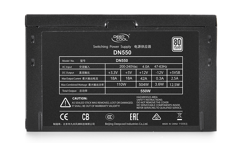 Блок питания Deepcool 550W NOVA DN550