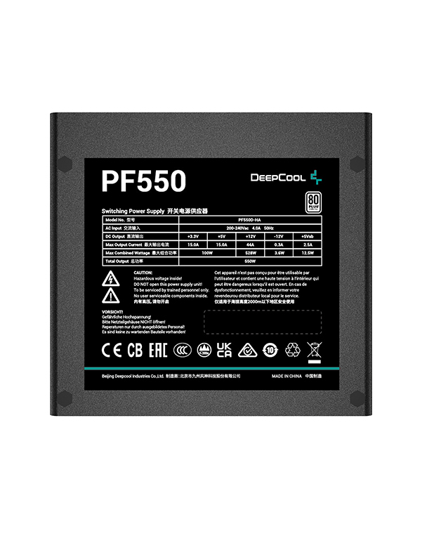 Блок питания Deepcool 550W PF550 (R-PF550D-HA0B-WDEU)