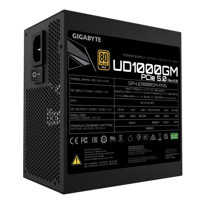 Блок питания Gigabyte 1000W (GP-UD1000GM PG5 v2)