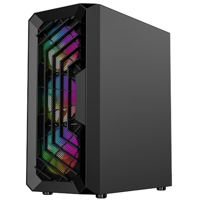 Компьютерный корпус Powercase Mistral C4B TG Black (CMICB-L4)