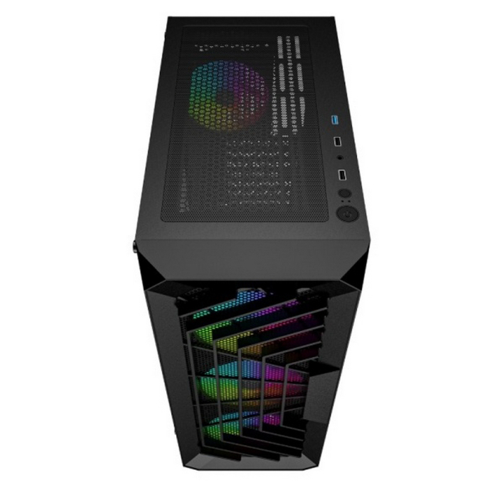 Компьютерный корпус Powercase Mistral C4B TG Black (CMICB-L4)