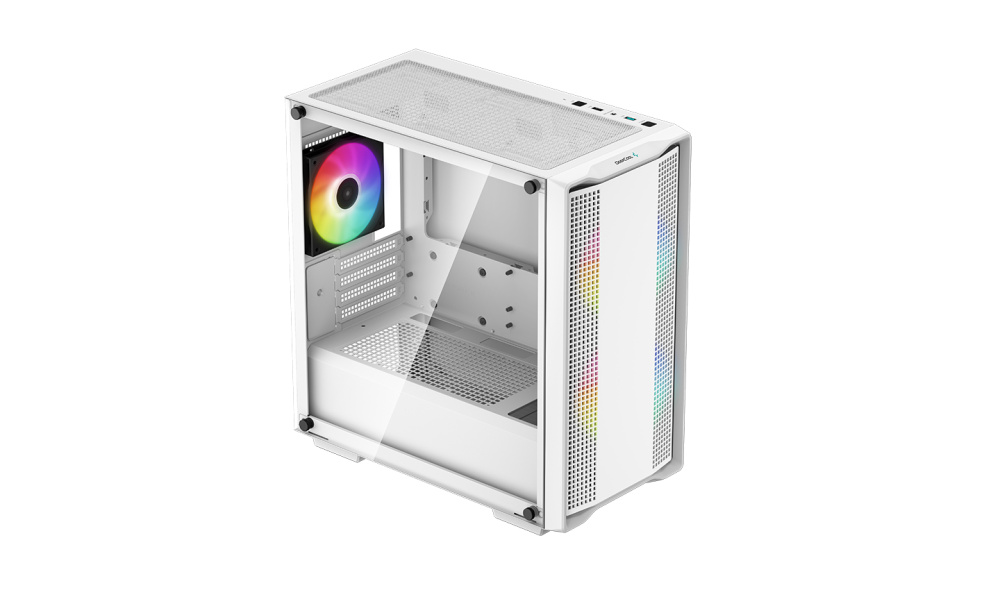 Компьютерный корпус Deepcool CC360 WH TG ARGB White